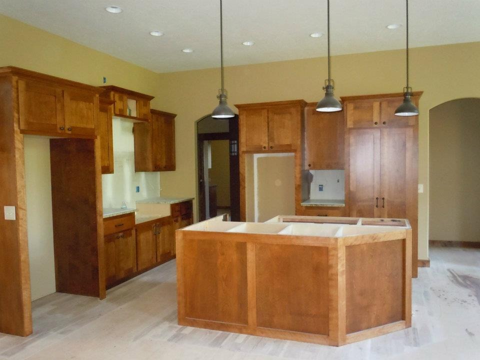 Custom cabinet installation